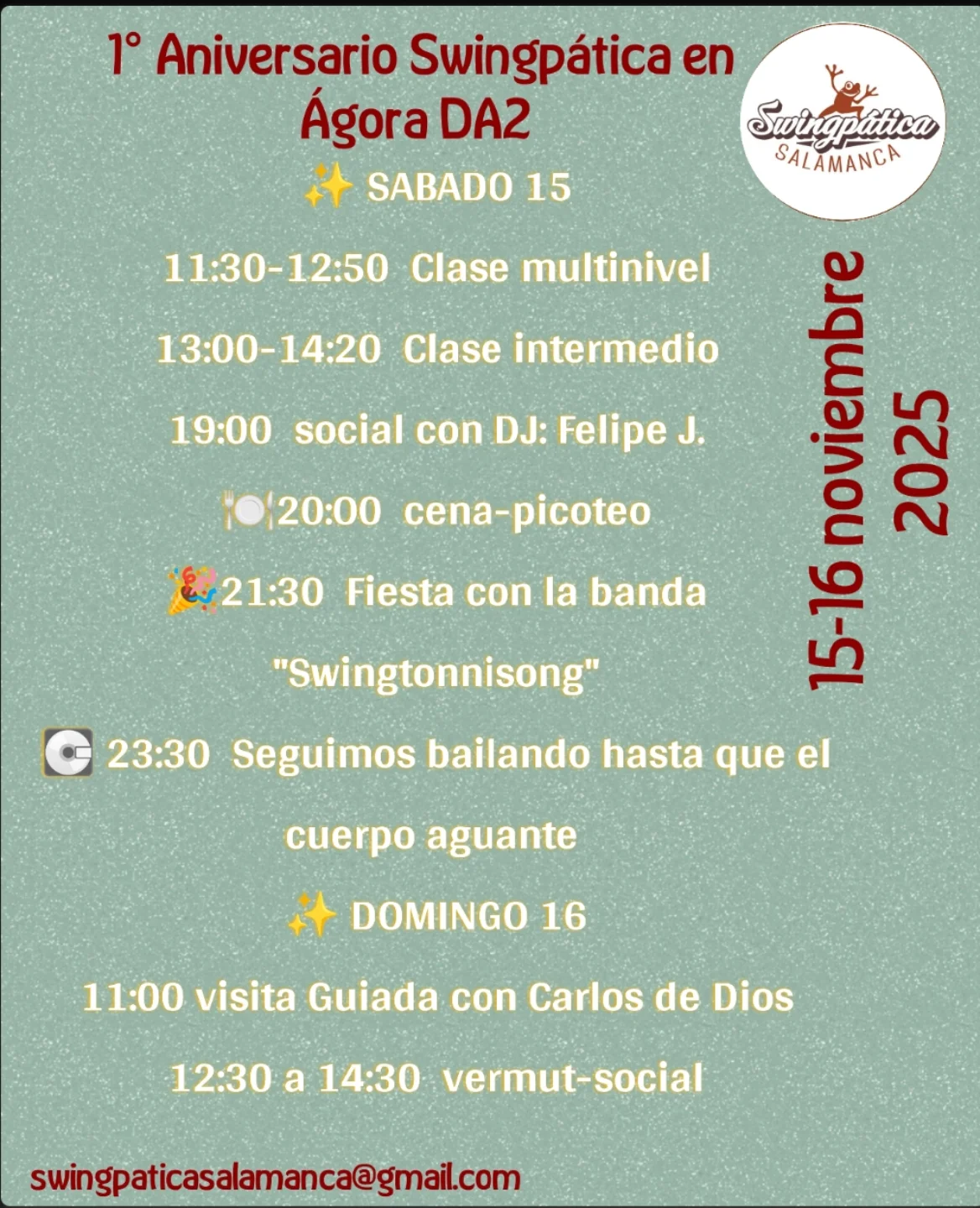 Lee más sobre el artículo 1 Aniversario Swingpática Salamanca