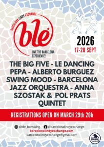 BLE – Barcelona Lindy Exchange 2026